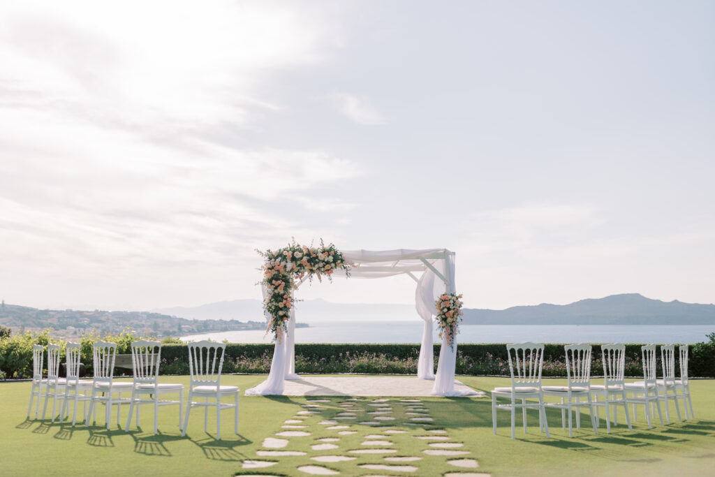 Sea View by En Kipo wedding setting in Chania